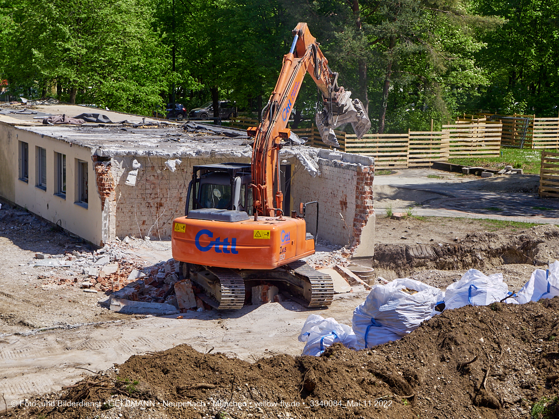 11.05.2022 - Baustelle am Haus für Kinder in Neuperlach